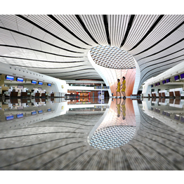 Светодиодные экраны Leyard в Пекинском аэропорту Дасин