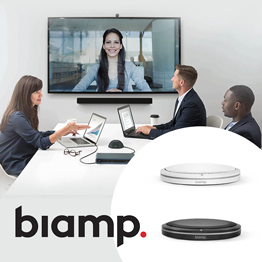 Микрофоны Biamp с технологией слежения теперь поддерживаются системой Devio
