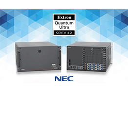 Дисплеи NEC сертифицированы для систем Extron Quantum Ultra