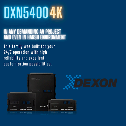 Новые контроллеры видеостен DXN5400 от DEXON
